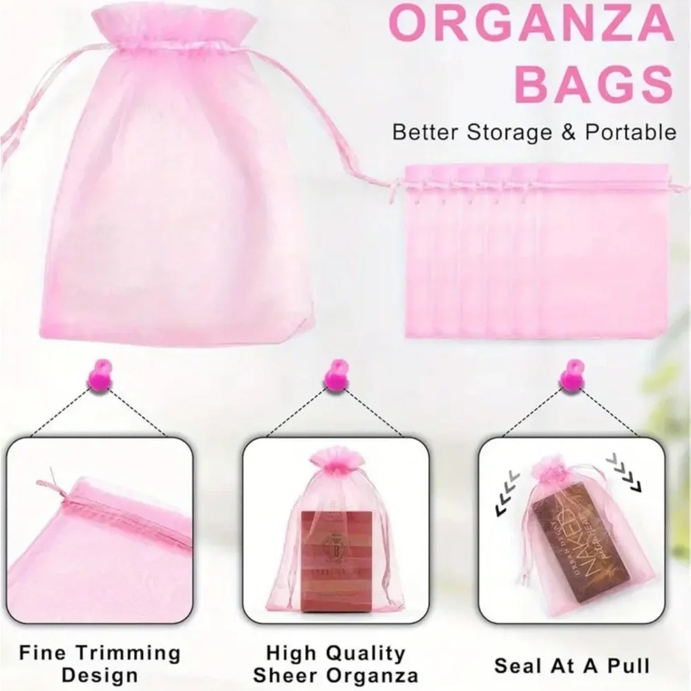 20 Wedding Favor Bags with drawstring
